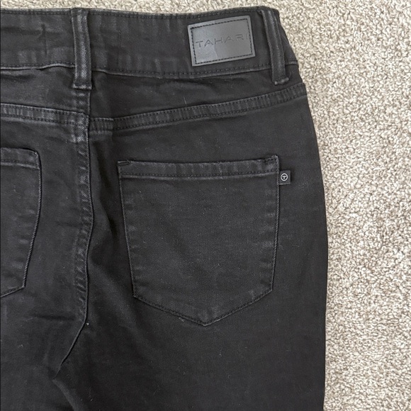 Tahari Women's Black Skinny Jeans - Picture 3 of 7